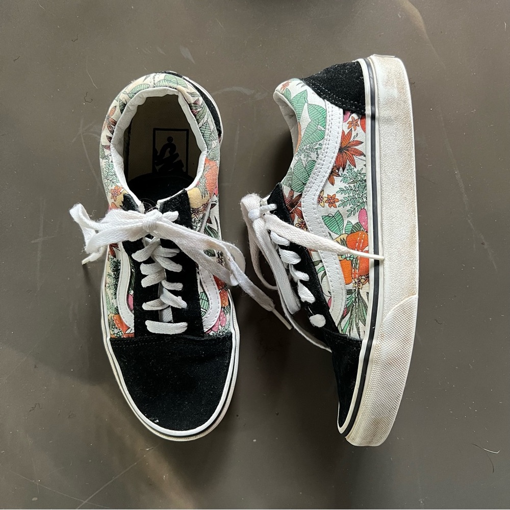 Vans Old Skool Tropical Floral Print Shoes
